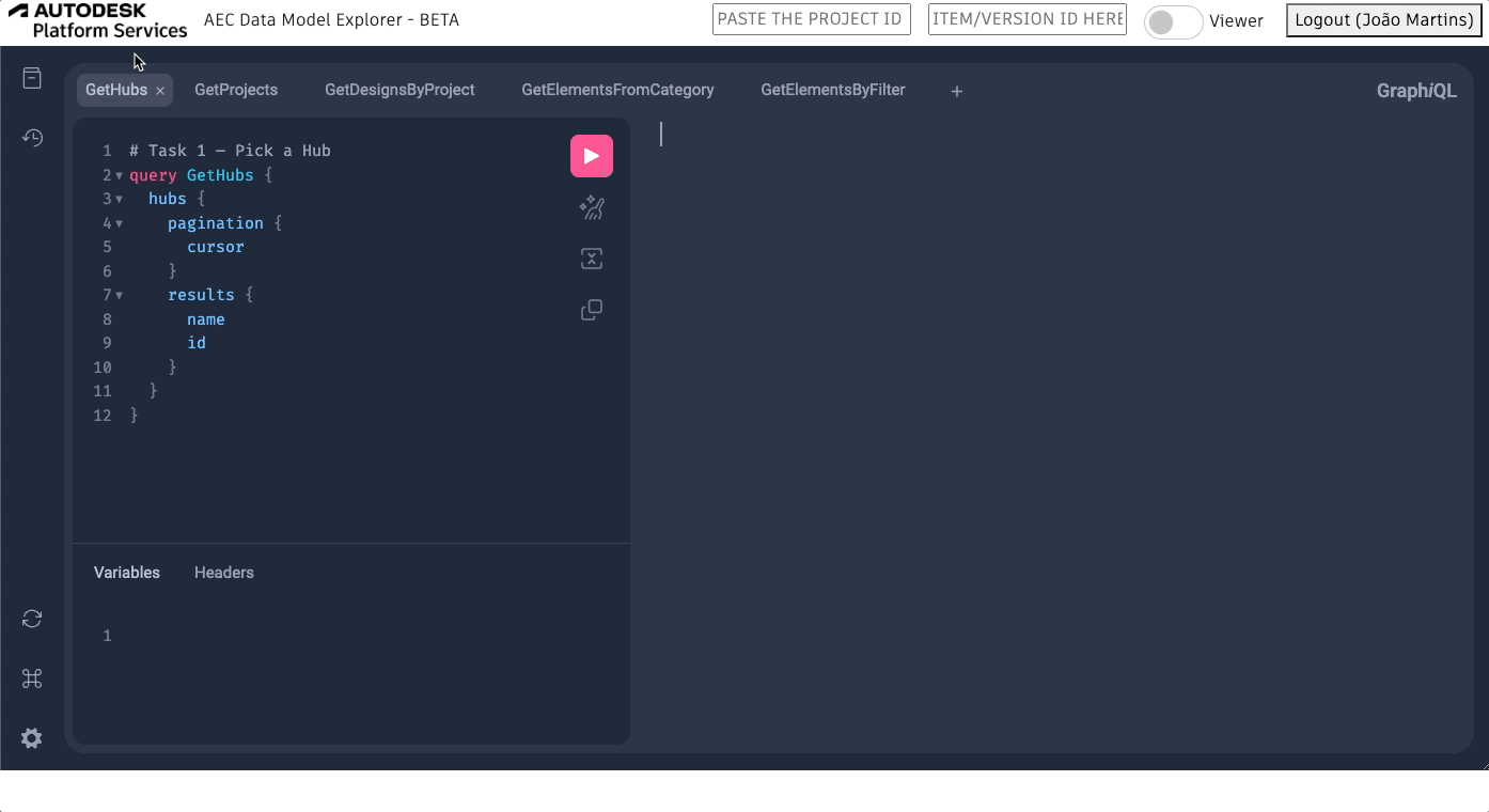 Schema through explorer